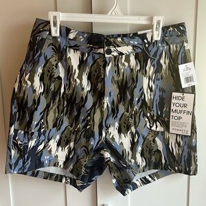 Royalty for me- high waist patterned shorts
